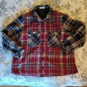 Natural Life Cozy Plaid Jacket